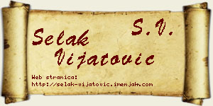 Selak Vijatović vizit kartica